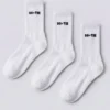 3er-Pack gerippte Socken mit halbhohem Bund in Weiß 3er-Pack gerippte Socken mit halbhohem Bund in Weiß