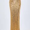Abaco verzierter Maxirock mit Metallverzierungen und Riemchen in Gold