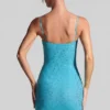 Aellin Minikleid mit Verzierungen in Aquablau Aellin Minikleid mit Verzierungen in Aquablau