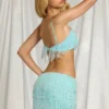 Aerin Fransen-Bralette in Aquablau Aerin Fransen-Bralette in Aquablau
