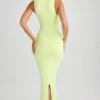 Ainslee Modal-Midi-Kleid mit quadratischem Ausschnitt in Matcha-Grün Ainslee Modal-Midi-Kleid mit quadratischem Ausschnitt in Matcha-Grün