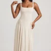 Aireen Modal A-Linien-Midaxi-Kleid in Elfenbein Aireen Modal A-Linien-Midaxi-Kleid in Elfenbein