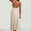 Aireen Modal A-Linien-Midaxi-Kleid in Elfenbein Aireen Modal A-Linien-Midaxi-Kleid in Elfenbein