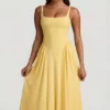 Aireen Modal A-Linien-Midaxi-Kleid in Pastellgelb Aireen Modal A-Linien-Midaxi-Kleid in Pastellgelb