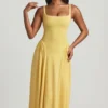 Aireen Modal A-Linien-Midaxi-Kleid in Pastellgelb Aireen Modal A-Linien-Midaxi-Kleid in Pastellgelb