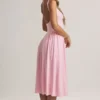 Aireen Modal A-Linien-Midaxi-Kleid in Pastellrosa Aireen Modal A-Linien-Midaxi-Kleid in Pastellrosa