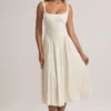 Aireen Modal-Midaxi-Kleid in A-Linie mit Blumenmuster Aireen Modal-Midaxi-Kleid in A-Linie mit Blumenmuster