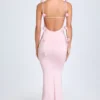 Aldona – Geschmeidiges Jersey-Kleid mit Blumenapplikationen in Blush Aldona – Geschmeidiges Jersey-Kleid mit Blumenapplikationen in Blush