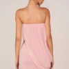 Alessandra Bandeau-Minikleid in Blush Pink