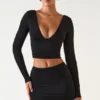 Aliz Modal-Minirock mit gedrehter Vorderseite und mittlerer Leibhöhe in Schwarz