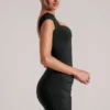 Alva Minikleid mit Herzausschnitt in Schwarz