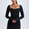 Alvie Modal-Minikleid mit Lagen und A-Linie in Schwarz Alvie Modal-Minikleid mit Lagen und A-Linie in Schwarz