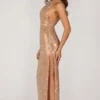 Alyssia Maxikleid mit Verzierungen in Gold Alyssia Maxikleid mit Verzierungen in Gold
