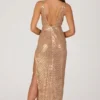 Alyssia Maxikleid mit Verzierungen in Gold Alyssia Maxikleid mit Verzierungen in Gold