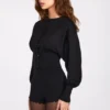 Anele Strick-Cardigan mit langen Ärmeln in Schwarz Anele Strick-Cardigan mit langen Ärmeln in Schwarz
