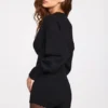 Anele Strick-Cardigan mit langen Ärmeln in Schwarz Anele Strick-Cardigan mit langen Ärmeln in Schwarz