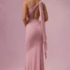Annelise Jersey Brautjungfernkleid in Blush Pink Annelise Jersey Brautjungfernkleid in Blush Pink