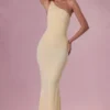 Annelise Jersey-Brautjungfernkleid in Buttergelb Annelise Jersey-Brautjungfernkleid in Buttergelb