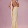 Annelise Jersey-Brautjungfernkleid in Buttergelb Annelise Jersey-Brautjungfernkleid in Buttergelb