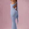 Annelise Jersey-Brautjungfernkleid in Puderblau Annelise Jersey-Brautjungfernkleid in Puderblau