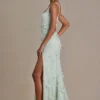 Aurelia verziertes Korsettkleid in Salbeigrün Aurelia verziertes Korsettkleid in Salbeigrün