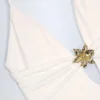 Bahari Cut-Out-Badeanzug mit Metallverzierung in Weiß Bahari Cut-Out-Badeanzug mit Metallverzierung in Weiß