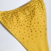 Bali Bikinihosen mit Zierelementen und Kordelzug in Goldgelb Bali Bikinihosen mit Zierelementen und Kordelzug in Goldgelb