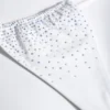 Bali verzierte String-Bikini-Unterteile mit Kordelzug in Weiß