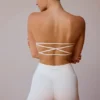 Bandeau-BH mit gekreuztem Rücken in Soft White Bandeau-BH mit gekreuztem Rücken in Soft White