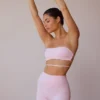 Bandeau-BH mit gekreuzten Trägern in Soft Pink Bandeau-BH mit gekreuzten Trägern in Soft Pink