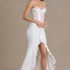 Beatrix Premium-Korsettkleid mit Spitzenverzierung in Weiß Beatrix Premium-Korsettkleid mit Spitzenverzierung in Weiß