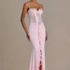 Beatrix Premium-Korsettkleid mit verzierter Spitze in Babyrosa Beatrix Premium-Korsettkleid mit verzierter Spitze in Babyrosa