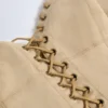 Bela Schnür-Oberteil in Beige