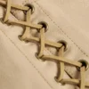 Bela Schnür-Oberteil in Beige