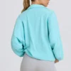 Übergroße Trainingsjacke in Aqua