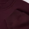 Übergroßer Rundhals-Pullover in Burgunderrot Übergroßer Rundhals-Pullover in Burgunderrot