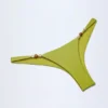 Bermuda-Bikinihosen mit Perlenverzierung in Olivgrün Bermuda-Bikinihosen mit Perlenverzierung in Olivgrün