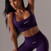 Bikershorts mit hoher Taille und Super-Sculpt-Effekt in Lila Bikershorts mit hoher Taille und Super-Sculpt-Effekt in Lila