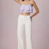 Bobbi Mid-Rise Barrel-Leg Jeans in Ecru-Waschung Bobbi Mid-Rise Barrel-Leg Jeans in Ecru-Waschung