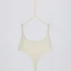 Bodys mit Cut-outs in Creme