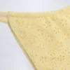 Bosa Bikinihose mit Kordelzug in Zitronengelb mit Broderie Anglaise Bosa Bikinihose mit Kordelzug in Zitronengelb mit Broderie Anglaise