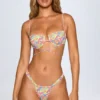 Cagliari Bikinihosen mit Rüschen in leuchtendem Multicolor-Print