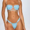 Cagliari Bikinihosen mit Rüschen in Pastell-Muti-Print Cagliari Bikinihosen mit Rüschen in Pastell-Muti-Print
