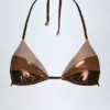 Caleta Bikini-BH mit Einsätzen in Bronze-Gold Caleta Bikini-BH mit Einsätzen in Bronze-Gold