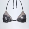 Caleta Bikini-BH mit Einsätzen in Silber-Chrom Caleta Bikini-BH mit Einsätzen in Silber-Chrom