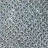 Callie Minikleid mit verziertem Bubble-Saum in Silber