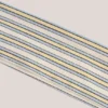 Candy Modal-Rippen-Stirnband in Blau-Gelb-Streifen Candy Modal-Rippen-Stirnband in Blau-Gelb-Streifen