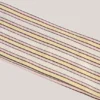 Candy Modal-Stirnband mit Rippmuster in rosa-gelben Streifen Candy Modal-Stirnband mit Rippmuster in rosa-gelben Streifen