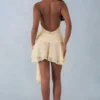 Carolina Neckholder-Minikleid in Buttergelb