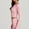 Cali Modal-Minirock mit Rüschen und mittlerer Leibhöhe in Rosa Cali Modal-Minirock mit Rüschen und mittlerer Leibhöhe in Rosa